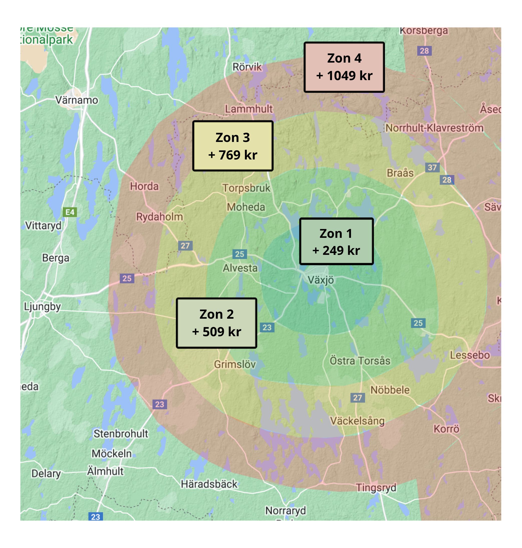 Kronoberg karta zonpriser 2026